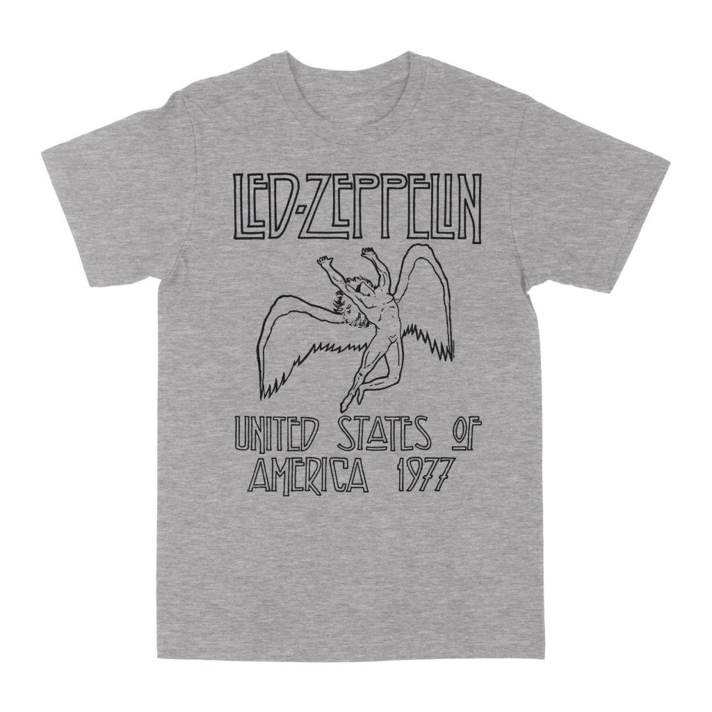 Led Zeppelin 1977 U.S. Tour T-Shirt - Titans of Rock